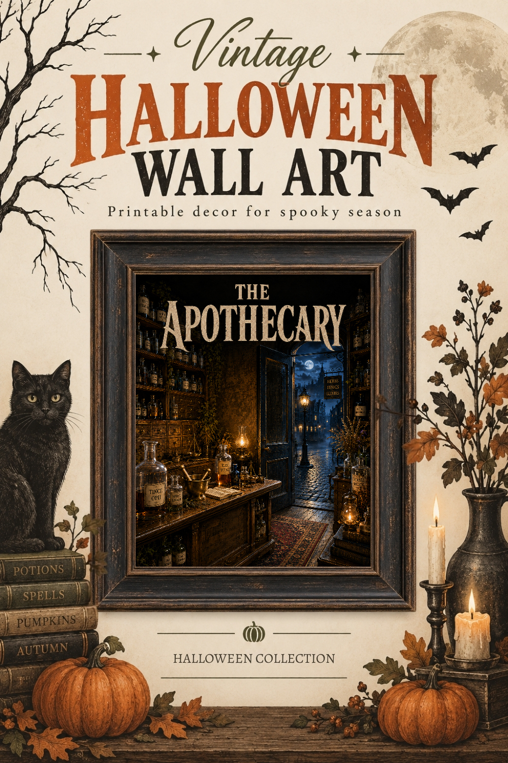 Halloween printable wall art