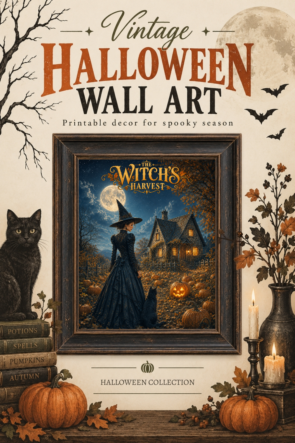Witch's Harvest Wall Art, Downloadable Wall Art