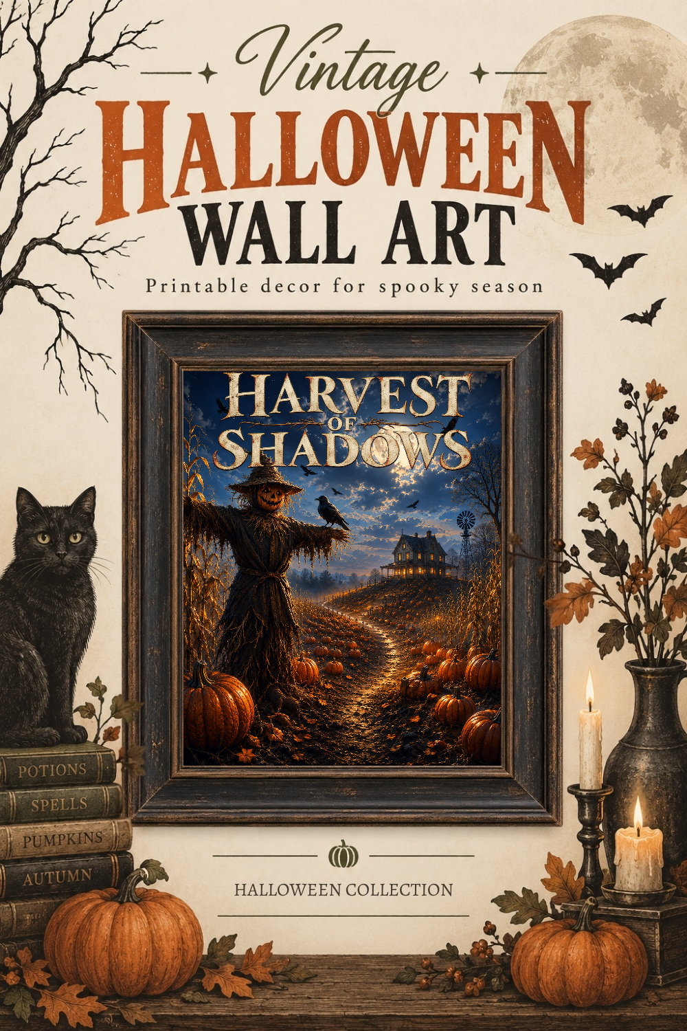 Harvest of Shadows Wall Art, Downloadable Wall Art