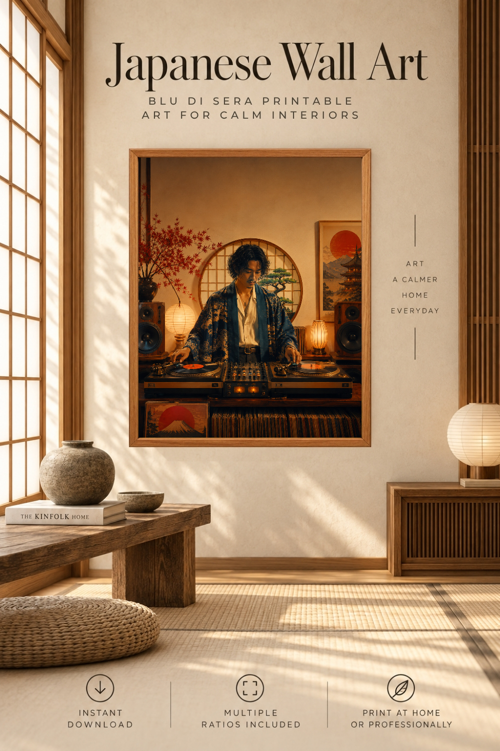 Japanese / Japandi printable wall art