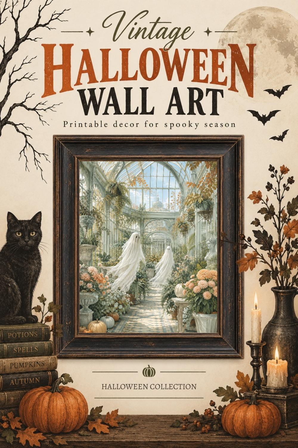 Ghost Greenhouse Wall Art, Downloadable Wall Art